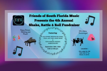 4th Annual Shake, Rattle and Roll Fundraiser Presented by Friends of South Florida Music