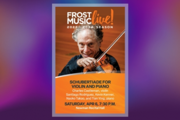 Schubertiade for Violin and Piano Presented by Frost School of Music