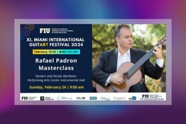 MIGF 2024 GuitART Festival Masterclass: Rafael Padron