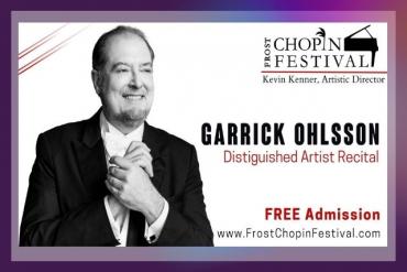 Distinguished Artist Recital - Garrick Ohlsson Presented by Frost School of Music and Chopin Foundation
