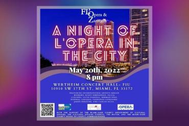 A Night of L'Opera in the City Presented by Florida L'Opera and Zarzuela