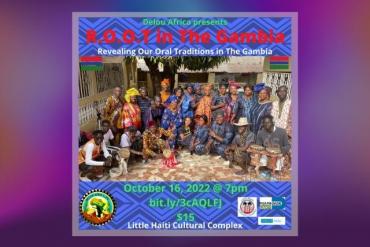 Revealing Our Oral Traditions (R.O.O.T) in the Gambia Presented by Delou Africa, Inc.